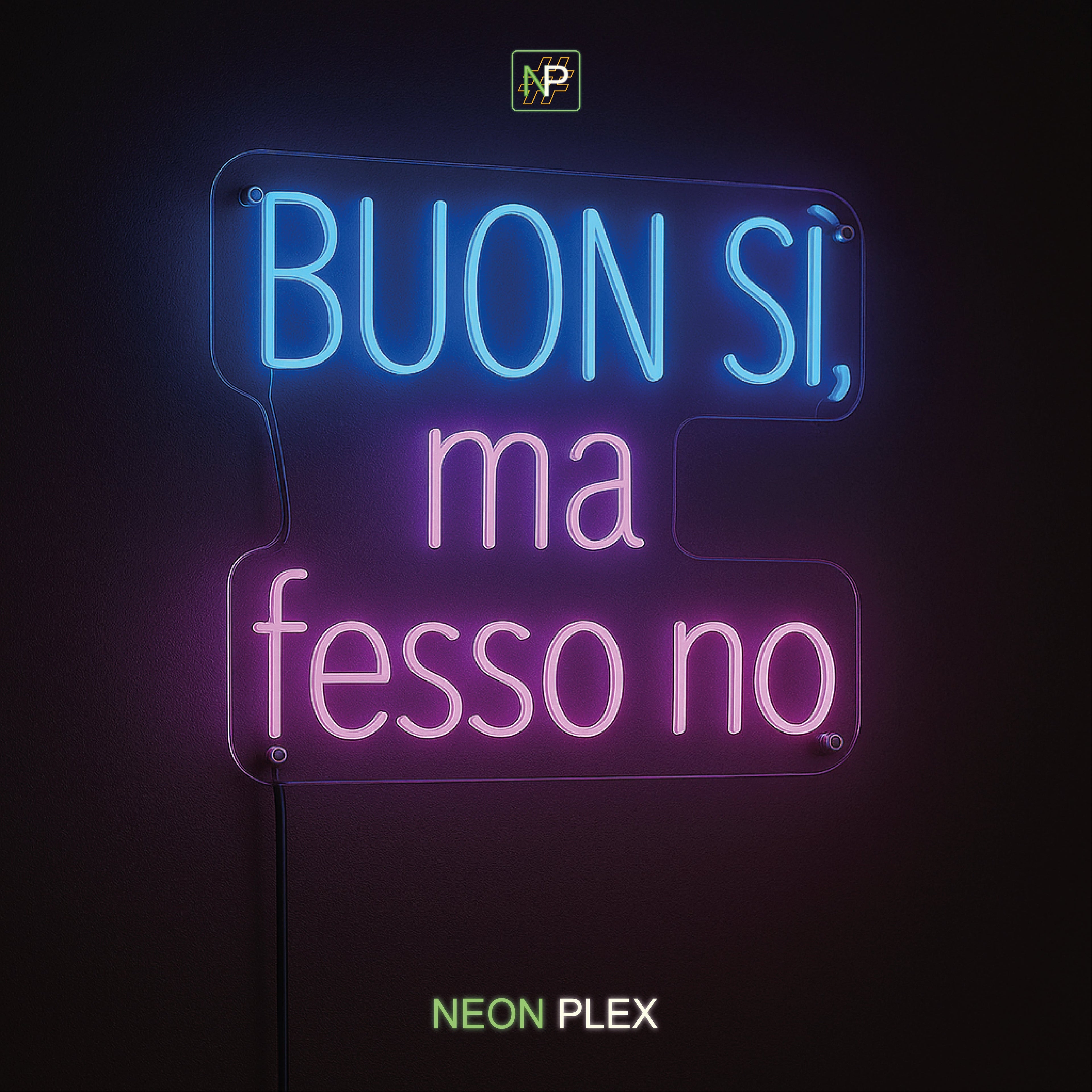 Neon Flex Buon si ma fesso no